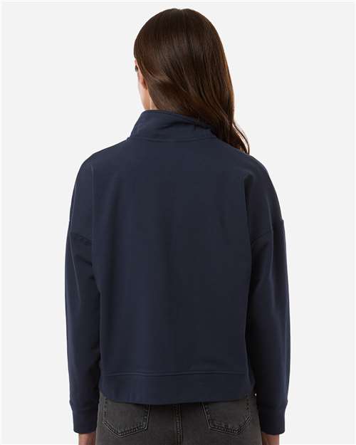 Independent Trading Co. EXP15WPQ Women's Perform Quarter-Zip Pullover - Back view