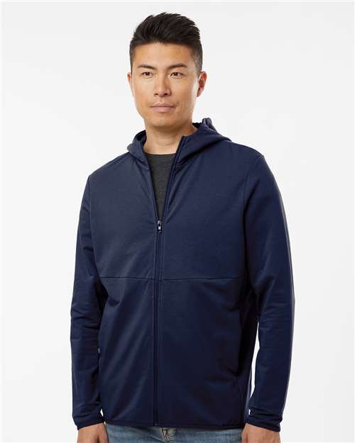 Independent Trading Co. EXP30PZ Unisex Perform Full-Zip Hooded Sweatshirt - Front view