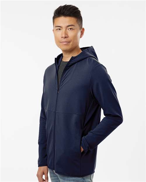 Independent Trading Co. EXP30PZ Unisex Perform Full-Zip Hooded Sweatshirt - Side view
