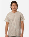 Colortone 1385 Unisex Bleach Out Dyed T-Shirt - Front view