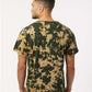 Colortone 1385 Unisex Bleach Out Dyed T-Shirt - Back view