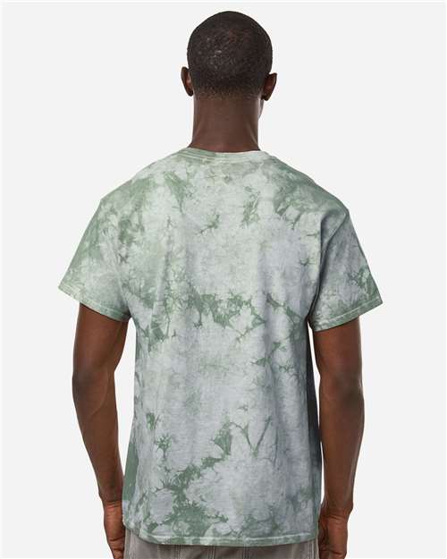 Colortone 1390 Unisex Crystal Wash T-Shirt - Back view