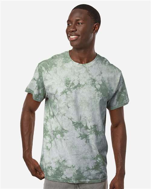 Colortone 1390 Unisex Crystal Wash T-Shirt - Front view