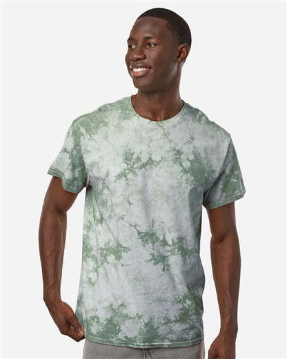 Colortone 1390 Unisex Crystal Wash T-Shirt - Front view