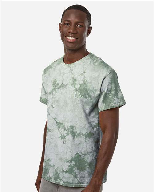 Colortone 1390 Unisex Crystal Wash T-Shirt - Side view