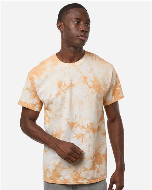 Colortone 1390 Unisex Crystal Wash T-Shirt - Front view