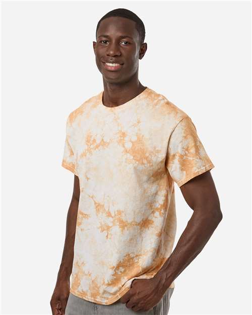 Colortone 1390 Unisex Crystal Wash T-Shirt - Side view