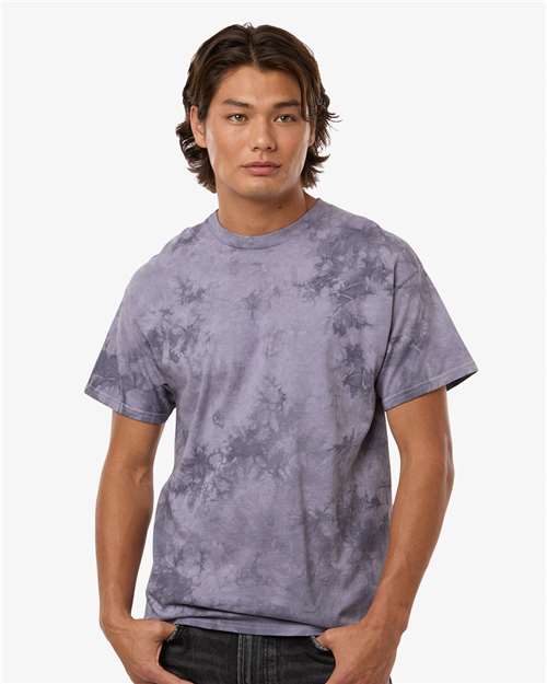 Colortone 1390 Unisex Crystal Wash T-Shirt - Front view