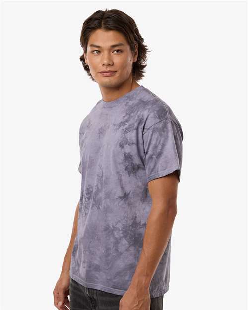 Colortone 1390 Unisex Crystal Wash T-Shirt - Side view