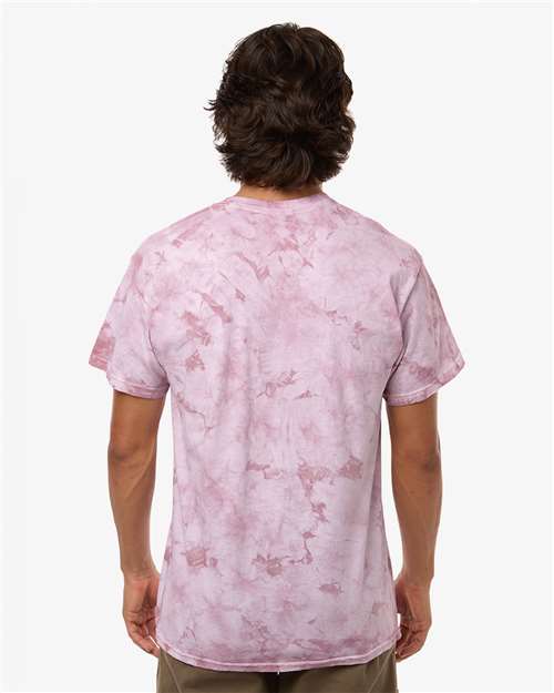 Colortone 1390 Unisex Crystal Wash T-Shirt - Back view