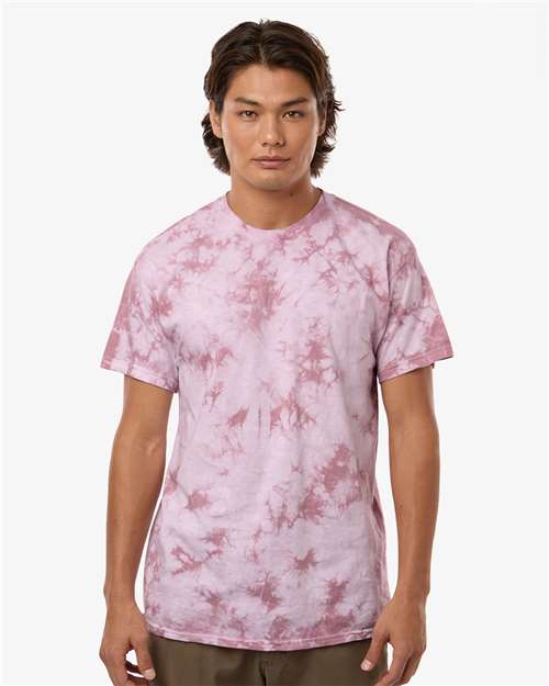 Colortone 1390 Unisex Crystal Wash T-Shirt - Front view