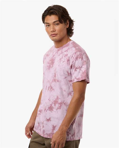 Colortone 1390 Unisex Crystal Wash T-Shirt - Side view