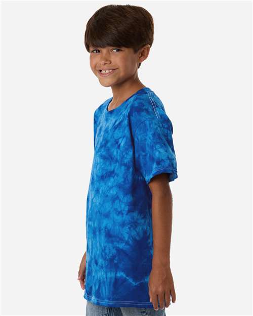 Colortone 1390Y Youth Crystal Wash T-Shirt - Side view