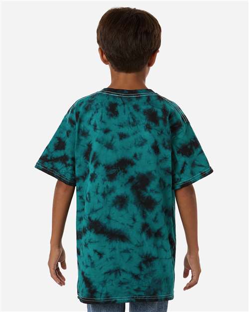 Colortone 1390Y Youth Crystal Wash T-Shirt - Back view