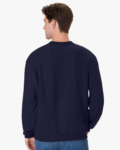 Hanes OG600 Unisex Beefy? Sweats Premium Heavyweight Crewneck Sweatshirt - Back view