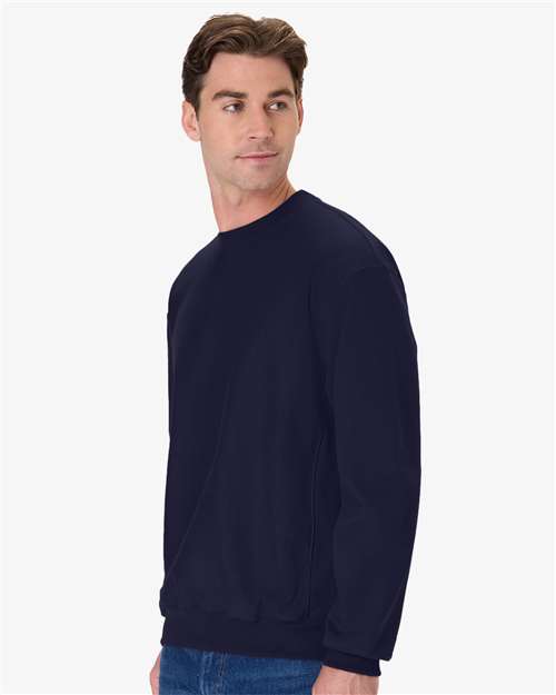 Hanes OG600 Unisex Beefy? Sweats Premium Heavyweight Crewneck Sweatshirt - Side view