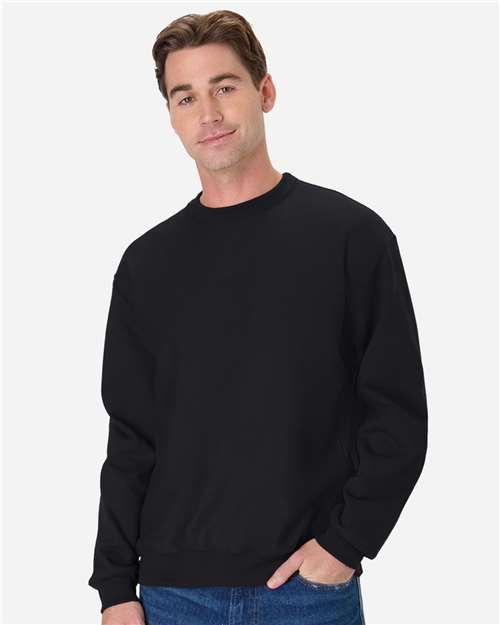 Hanes OG600 Unisex Beefy? Sweats Premium Heavyweight Crewneck Sweatshirt - Front view