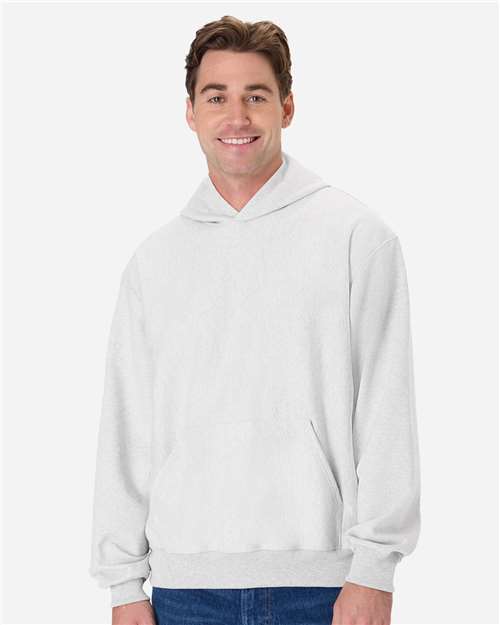 Hanes OG700 Unisex Beefy? Sweats Premium Heavyweight Hooded Sweatshirt - Front view