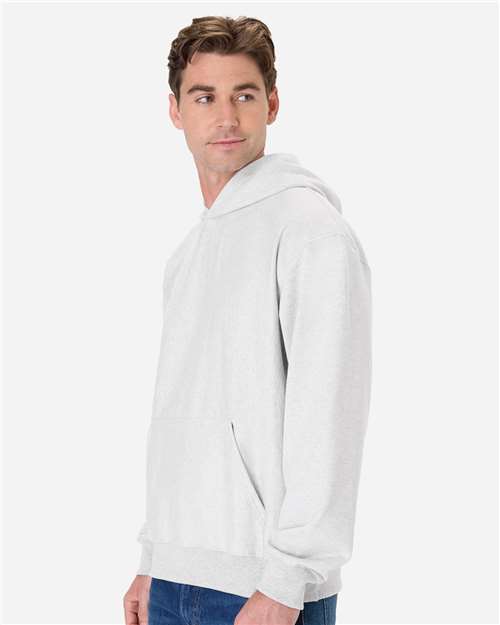Hanes OG700 Unisex Beefy? Sweats Premium Heavyweight Hooded Sweatshirt - Side view