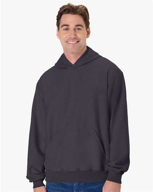 Hanes OG700 Unisex Beefy? Sweats Premium Heavyweight Hooded Sweatshirt - Front view