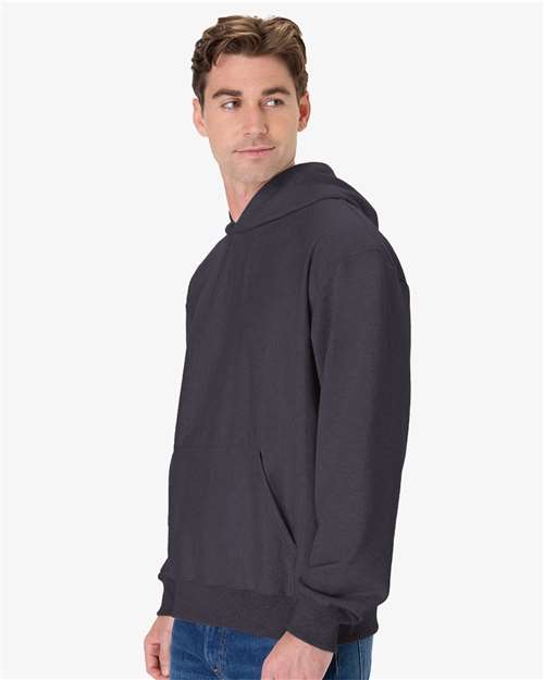Hanes OG700 Unisex Beefy? Sweats Premium Heavyweight Hooded Sweatshirt - Side view