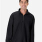 Hanes OG900 Unisex Beefy? Sweats Premium Heavyweight Quarter-Zip Sweatshirt - Front view