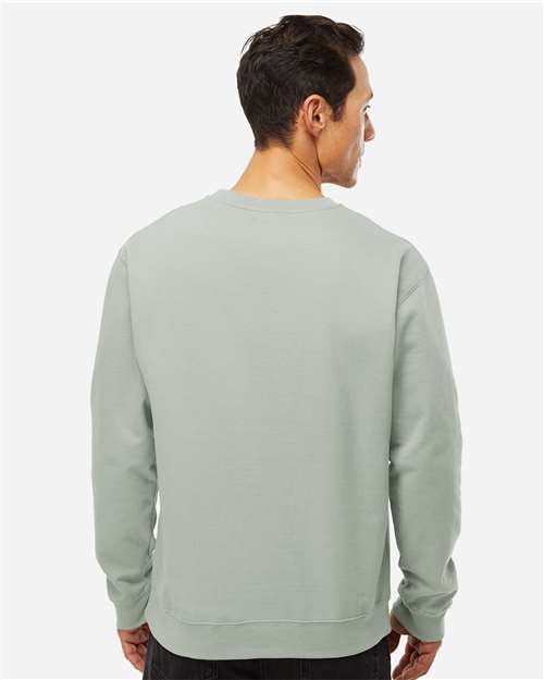 Independent Trading Co. SS3000 Unisex Midweight Crewneck Sweatshirt - Back view
