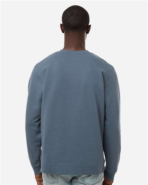 Independent Trading Co. SS3000 Unisex Midweight Crewneck Sweatshirt - Back view