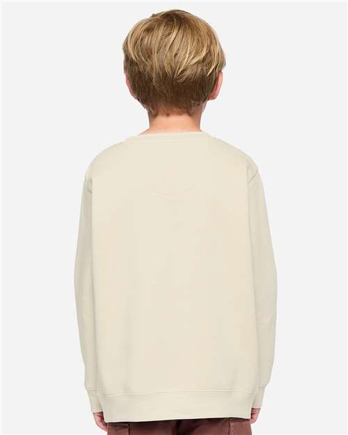 LAT 2225 Youth Tricot 4" Mesh Shorts - Back view