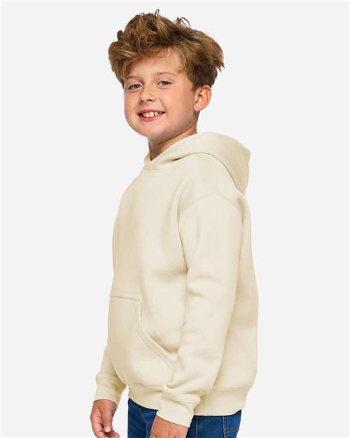 LAT 2296 Youth Hoodie Sweatshirt - Side view