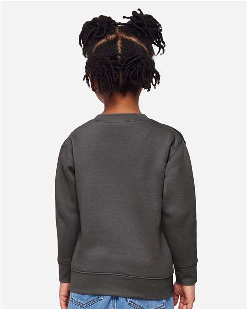 Rabbit Skins 3317 Toddler Fleece Crewneck Sweatshirt - Back view