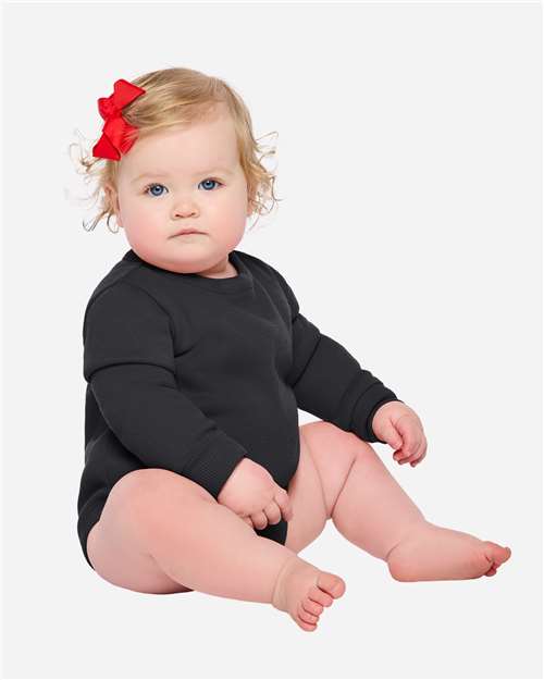 Rabbit Skins 3421 Infant Fleece Bodysuit - Front view