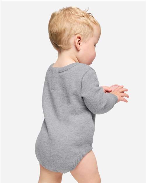 Rabbit Skins 3421 Infant Fleece Bodysuit - Back view