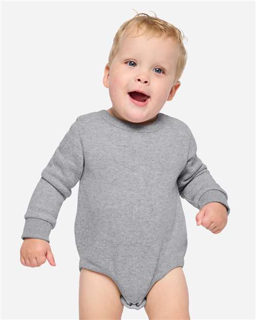 Rabbit Skins 3421 Infant Fleece Bodysuit - Front view
