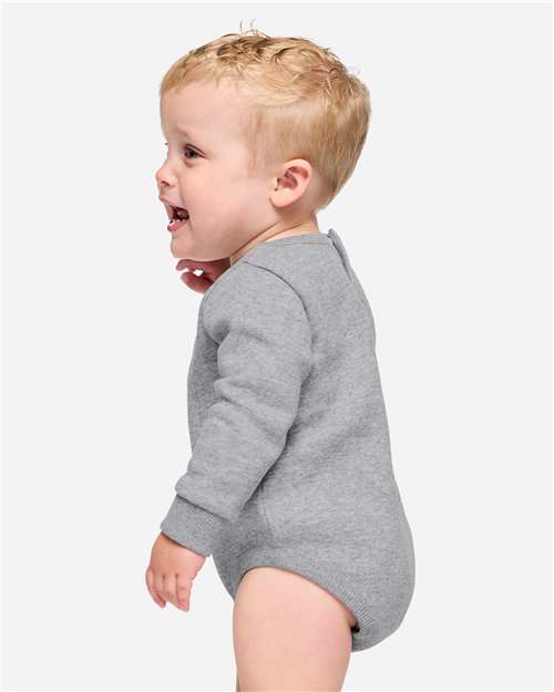 Rabbit Skins 3421 Infant Fleece Bodysuit - Side view