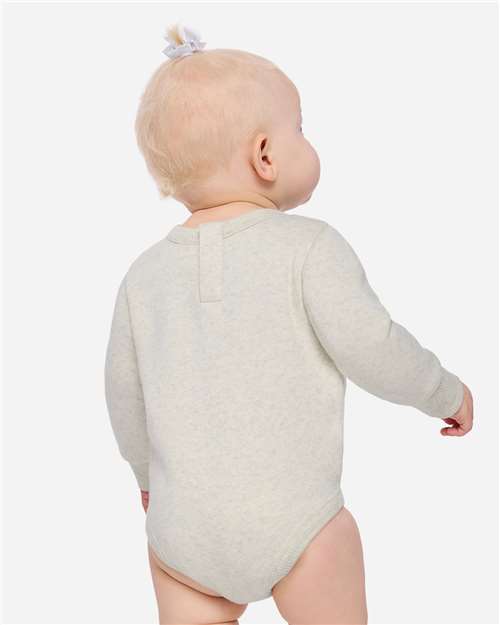 Rabbit Skins 3421 Infant Fleece Bodysuit - Back view
