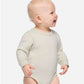 Rabbit Skins 3421 Infant Fleece Bodysuit - Front view
