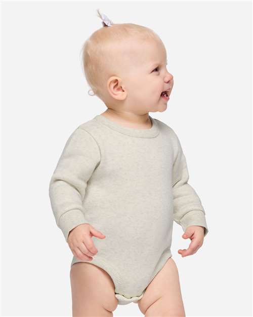 Rabbit Skins 3421 Infant Fleece Bodysuit - Front view