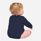 Rabbit Skins 3421 Infant Fleece Bodysuit - Back view