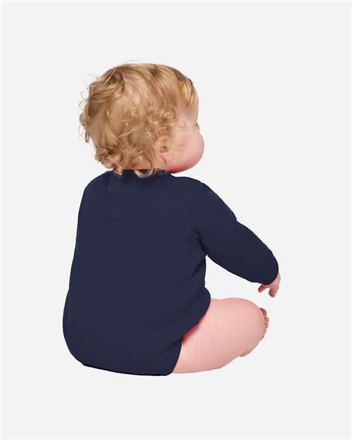 Rabbit Skins 3421 Infant Fleece Bodysuit - Back view