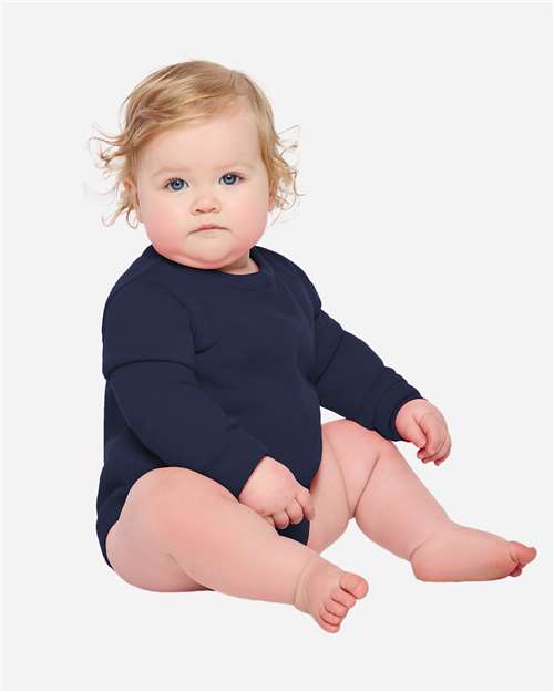 Rabbit Skins 3421 Infant Fleece Bodysuit - Front view