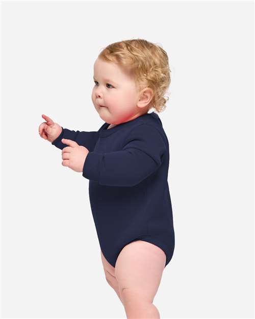 Rabbit Skins 3421 Infant Fleece Bodysuit - Side view