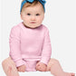 Rabbit Skins 3421 Infant Fleece Bodysuit - Front view