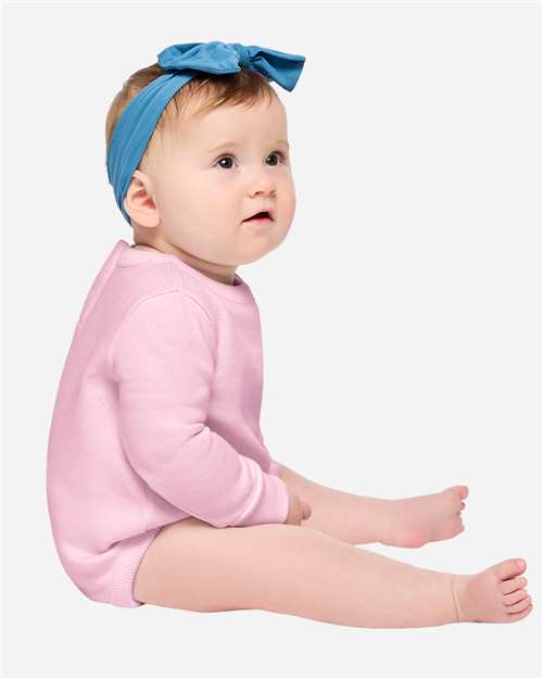 Rabbit Skins 3421 Infant Fleece Bodysuit - Side view