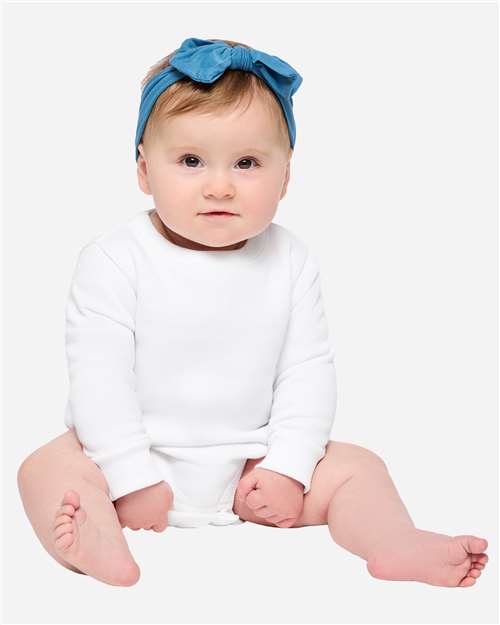 Rabbit Skins 3421 Infant Fleece Bodysuit - Front view