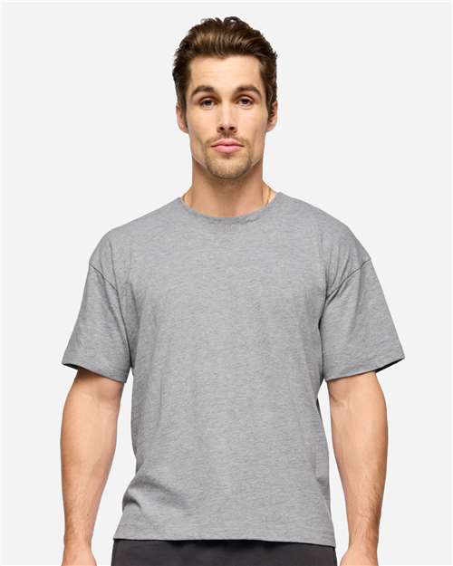 LAT 3520 Unisex Boxy Jersey Tee - Front view