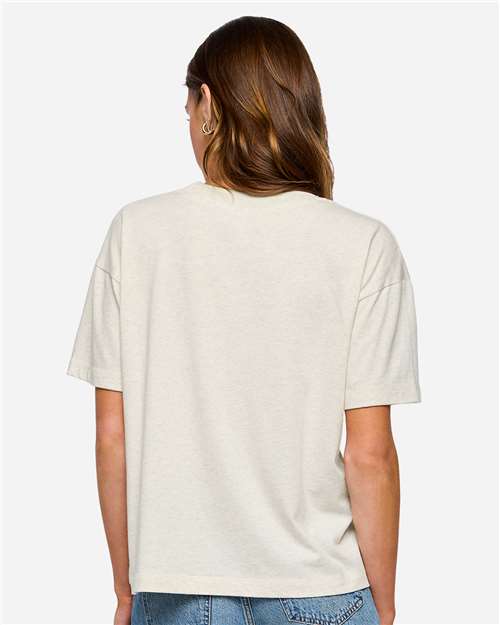 LAT 3520 Unisex Boxy Jersey Tee - Back view