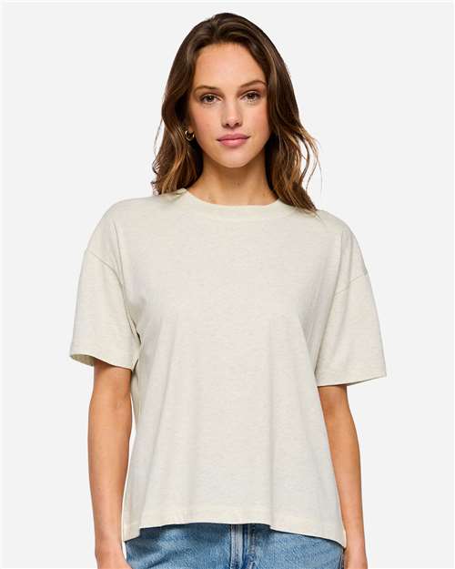 LAT 3520 Unisex Boxy Jersey Tee - Front view