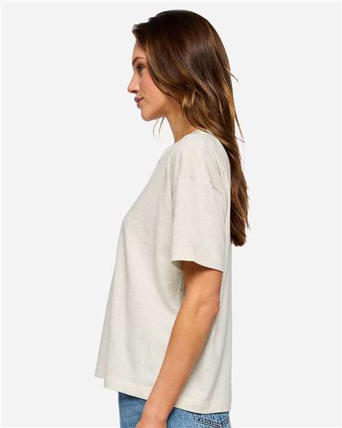 LAT 3520 Unisex Boxy Jersey Tee - Side view