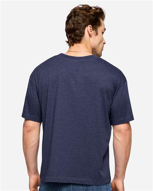 LAT 3520 Unisex Boxy Jersey Tee - Back view